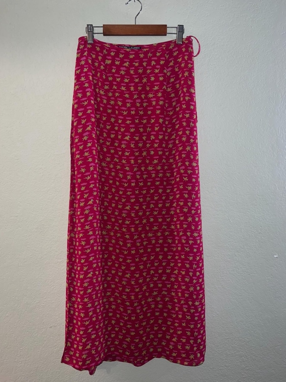 VTG 90s Ralph Lauren Polo Sport Maxi Skirt | American Flag Label | Size Small